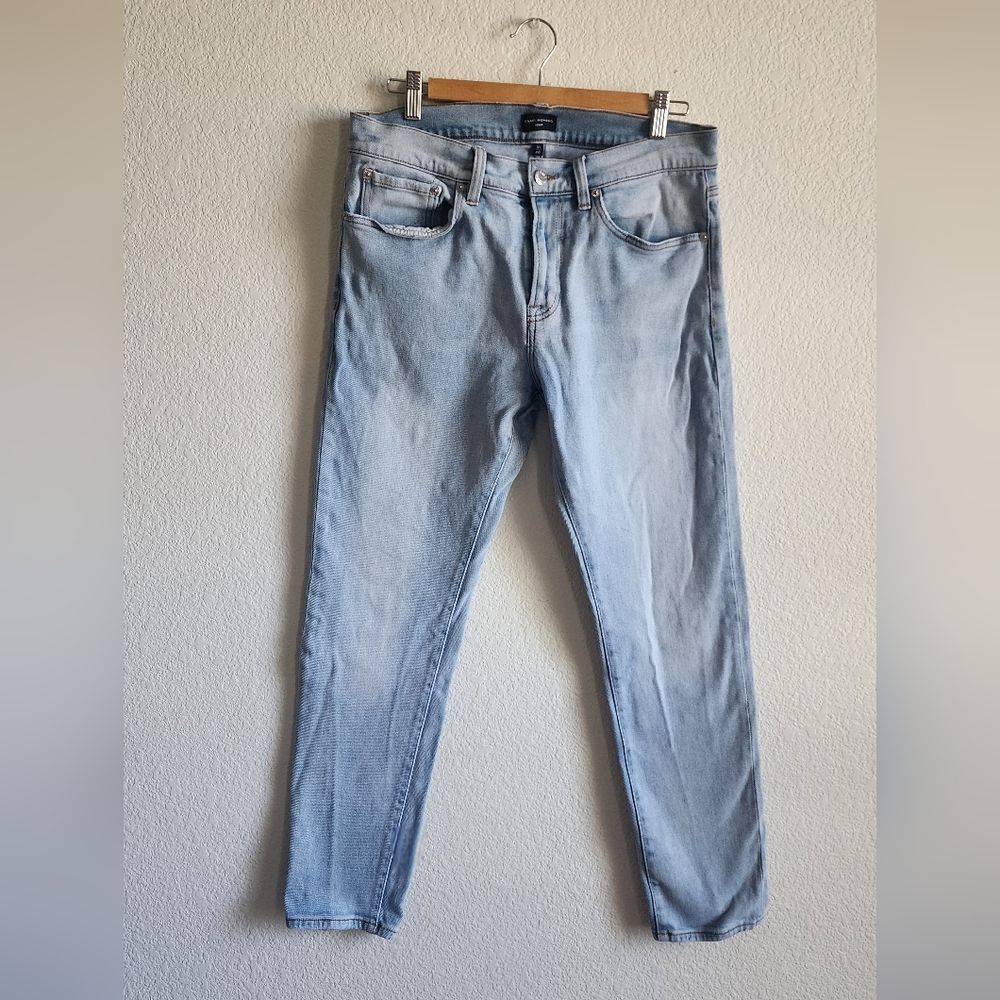 Club Monaco Men’s 31x30 Super Slim Light Wash Denim Jeans